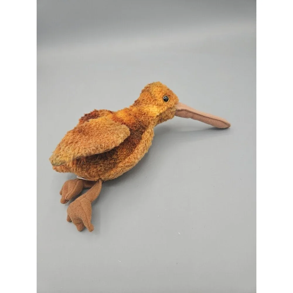 Ty Beanie Babies Kiwi Bird Beak 1998 Curly Fabric